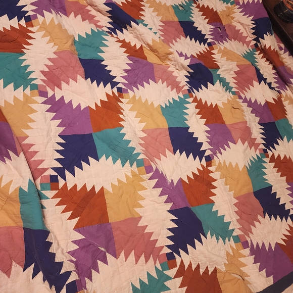Colorful Patchwork Quilt - Picture 2 of 3